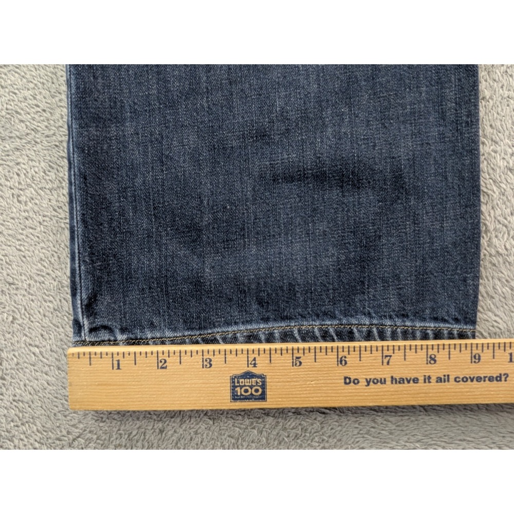 Banana Republic Mens Straight Leg Blue Jeans 100% Cotton 35x32 Medium Wash - Picture 8 of 10